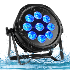 أضواء الديسكو القوية DMX 512 الصوت المنشط LED الاسمية يمكن أضواء المسرح 9 * 18W 