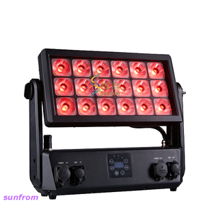 18 قطعة أضواء بطارية IP65 مقاومة للماء DMX512