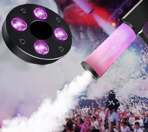 المؤثرات الخاصة Dj يده Led Gun Rgb Jet Machine المرحلة CO2 مسدس عمود غاز الضباب