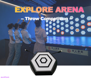 استكشف اللعبة النشطة لمسابقة التنسيق بين اليد والعين في Arena Throw